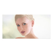 French Vampire Lady Photo Card