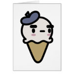 French Vanilla Icecream Greeting Cards