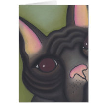 Frenchie by Robyn Feeley Card