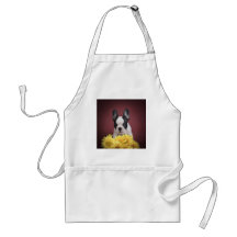 Frenchie - French bulldog puppy Aprons