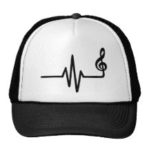 Frequency music note hat