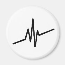 Frequency music pulse refrigerator magnet