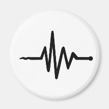 Frequency music refrigerator magnet