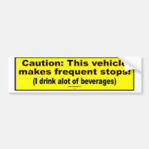 Frequent Stops Bumper Sticker
