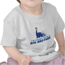 frère de dinosaure à être NOUVEAU bleu T-shirts