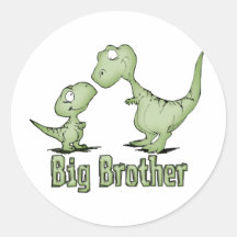 Frère de dinosaures autocollants