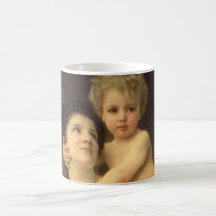 Frère et soeur, Bouguereau, cru victorien Mug À Café