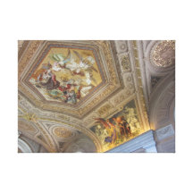 Fresco Ceiling Painting Stretched Canvas Print
