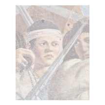Fresco Cycle Of The "Legend Of The Holy Cross Letterhead Template