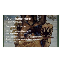 Fresco In The Stadel Institute Right Side Scene Business Card