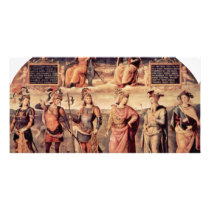 Frescoes In The Sala D'Udienza The Collegio Del Ca Photo Card Template