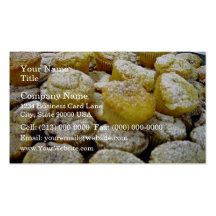 Fresh baked  muffins on a plate business card