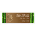 Fresh Bamboo Massage Therapy Business Card