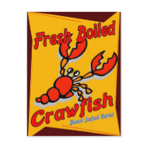 Fresh Boiled Crawfish Postcard