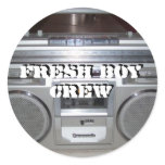 Fresh Boy Crew Stickers