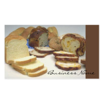 Fresh bread business card