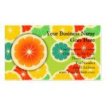 Fresh Citrus Fruit Design, Cute Colourful Business Card
