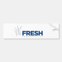 Fresh Conservative Bumper Sticker