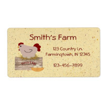Fresh Eggs Label