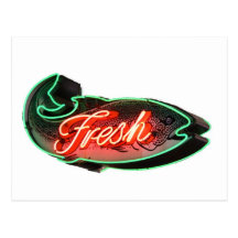 Fresh Fish Postcards