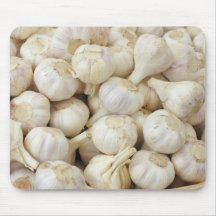 Fresh Garlic Bulbs Mouse Pad