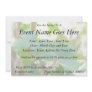 Fresh Green Columbine Foliage Personalized Announcements