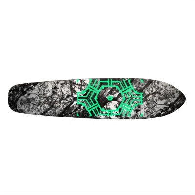 Fresh Green Skateboard #2 by sumfellanameryan