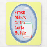Fresh Milk's Gotta Lotta Bottle Mouse Mat