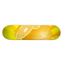 Fresh Orange Custom Skate Board