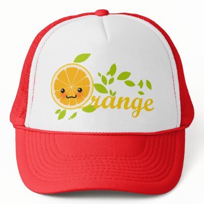 Fresh Orange Hat by tshirtdujour