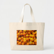 Fresh Oranges Canvas Bags