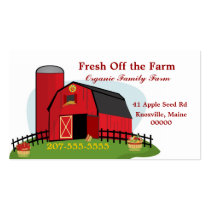 Fresh Organic Farming business cards