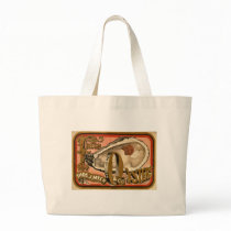 Fresh Oysters Vintage Advertisement circa 1870 Canvas Bag