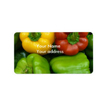 Fresh Peppers Labels