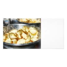 Fresh Potato Chips Photo Card Template
