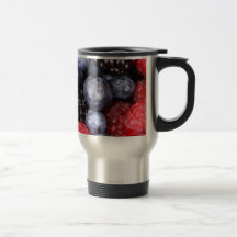 Fresh Red Blue and Purple Berries Coffee Mug