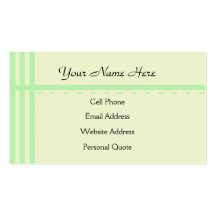 Fresh Start Business Card Template