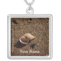 Freshwater Snail Shell; Customizable Custom Necklace