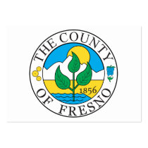 Fresno county seal business card template