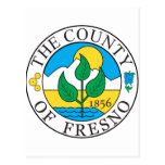 Fresno county seal post card