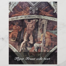 Fresque de plafond pour l'histoire de la création  prospectus personnalisés