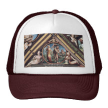 Fresques dans l'ancien Palazzo Bindi Segardi Tondo Casquette De Camionneur