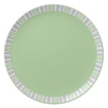 Fret Stripe pistachio Plate