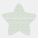 Fret Stripe pistachio Star Sticker