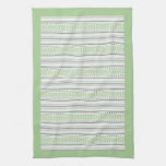 Fret Stripe pistachio Tea Towel