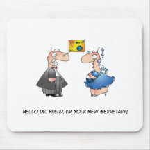 FREUDIAN SLIP by April McCallum Mousepads
