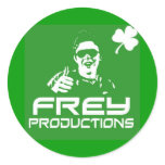 Frey Productions Green Sticker