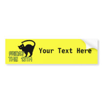 Friday The 13th - Bad Luck Day Superstition Bumper Sticker