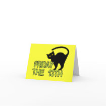 Friday The 13th - Bad Luck Day Superstition Cards