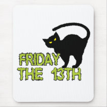 Friday The 13th - Bad Luck Day Superstition Mouse Pad